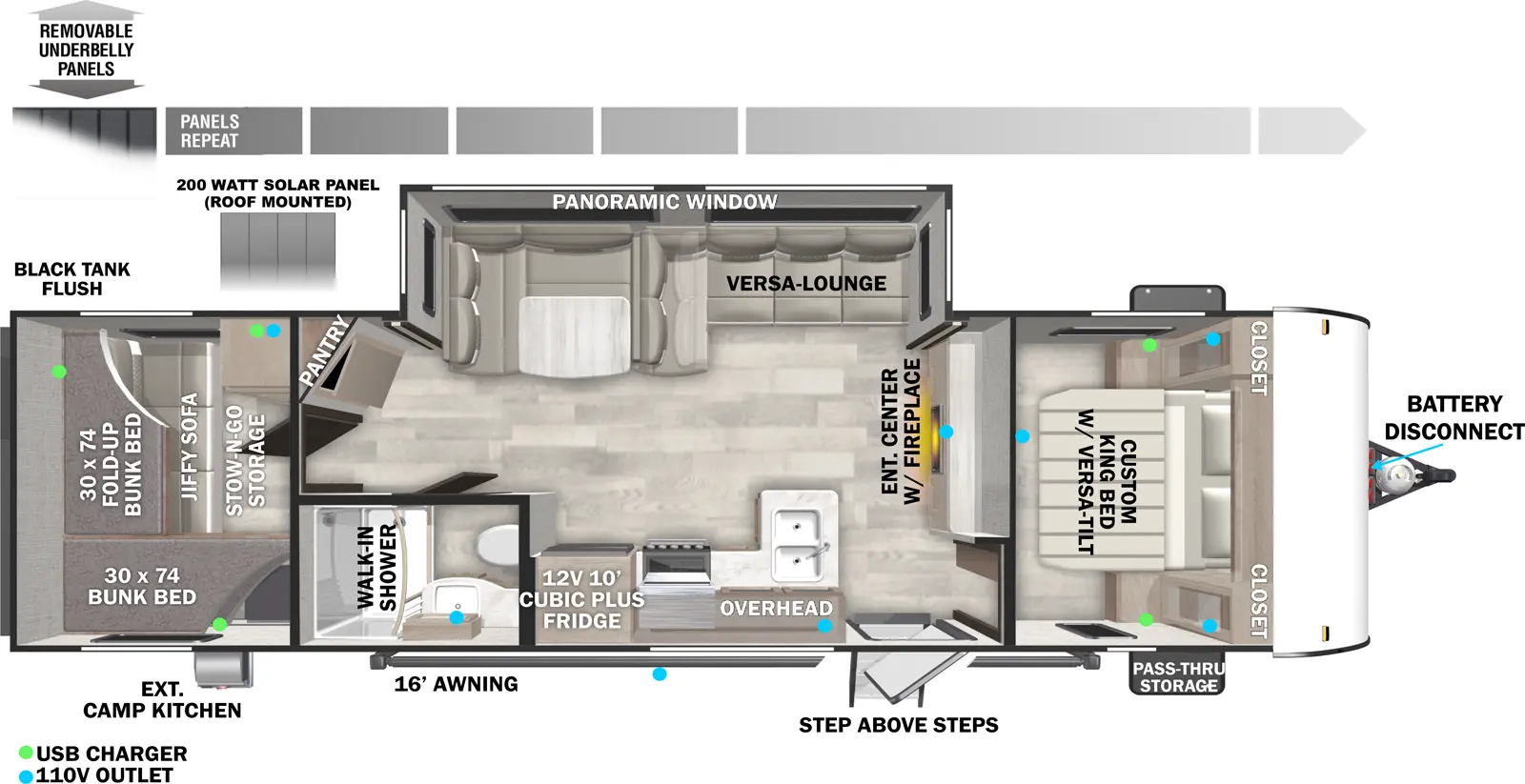 X Lite Northwest 273QBXL Floorplan